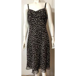 Ann Taylor Womens 6 Silk Dress Spaghetti Straps